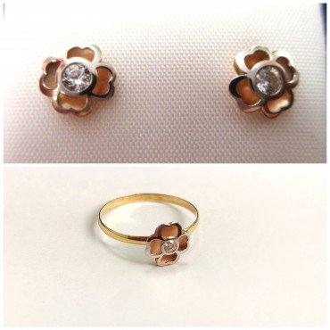 juego comunion bicolor flor