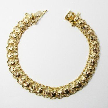 PULSERA SRA. ORO AMARILLO PRINCESA