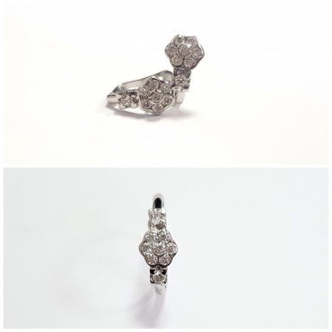juego oro blanco piedra
