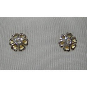 juego flor bicolor piedra