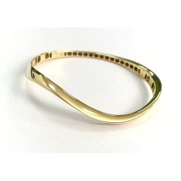 PULSERA SRA. ARO  ORO AMARILLO LISA                                   