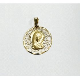 MEDALLAS ORO AMARILLO VIRGEN NIÑA                                     