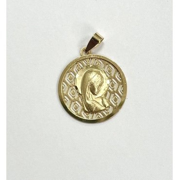 MEDALLAS ORO AMARILLO VIRGEN NIÑA                                     