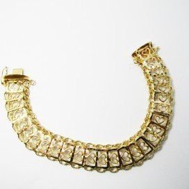 PULSERA SRA. ORO AMARILLO PRINCESA