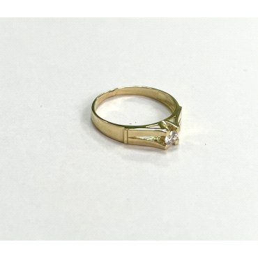 SOLITARIO CABALLERO ORO AMARILLO PIEDRA                               