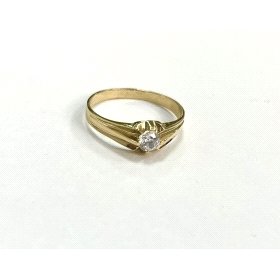 SOLITARIO CABALLERO ORO AMARILLO PIEDRA                               
