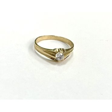 SOLITARIO CABALLERO ORO AMARILLO PIEDRA                               