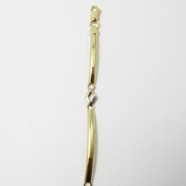 PULSERA SRA. ORO BICOLOR