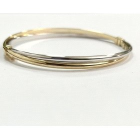 PULSERA SRA. ARO ORO BICOLOR                                          