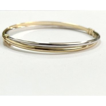 PULSERA SRA. ARO ORO BICOLOR                                          