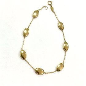 PULSERA SRA. ORO AMARILLO CON MOTIVO                                  