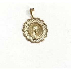 MEDALLAS ORO AMARILLO VIRGEN NIÑA                                     