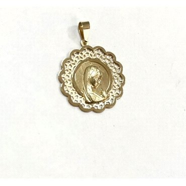 MEDALLAS ORO AMARILLO VIRGEN NIÑA                                     