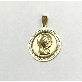 MEDALLAS ORO AMARILLO VIRGEN NIÑA                                     