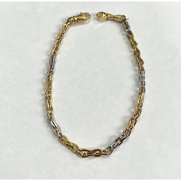 PULSERA SRA. ORO BICOLOR                                              