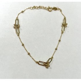 PULSERA SRA. ORO AMARILLO ESTRIBO                                     