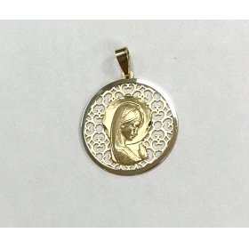MEDALLAS ORO BICOLOR VIRGEN NIÑA                                      