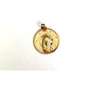 MEDALLAS ORO AMARILLO VIRGEN NIÑA                                     