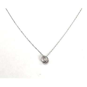 GARGANTILLA ORO BLANCO BRILLANTES                                     