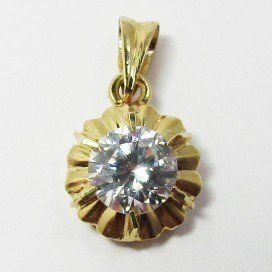 COLGANTE ORO AMARILLO PIEDRA
