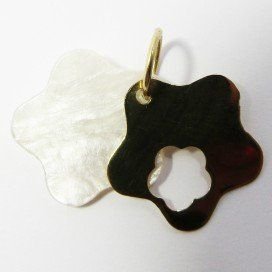 COLGANTE ORO AMARILLO PIEDRA