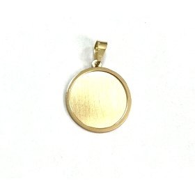 CHAPA O.A  REDONDA MATE FILO BRILLO 18M/M                             