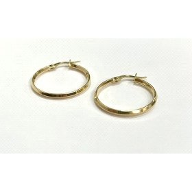PENDIENTES ARO LISO  10M/M X 2M/M  CIERRE ITALIANO                    