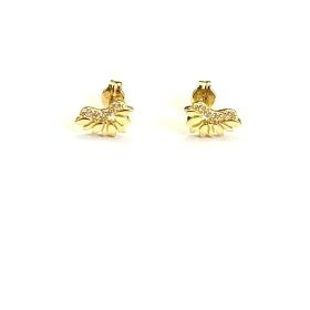 PENDIENTES ORO AMARILLO PIEDRA                                        