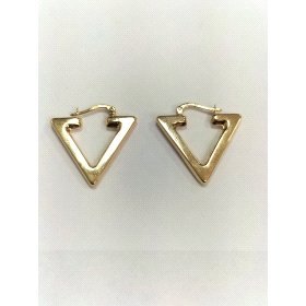 PENDIENTES O .A  TRIANGULO  25X26M/M  CIERRE ITALIANO                 
