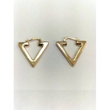 PENDIENTES O .A  TRIANGULO  25X26M/M  CIERRE ITALIANO                 