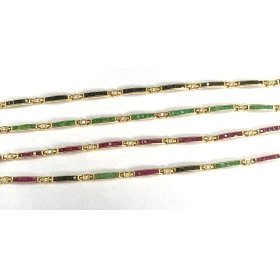 PULSERA SRA. ORO AMARILLO PIEDRA                                      