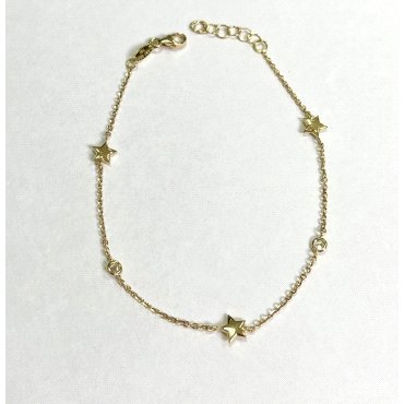 PULSERA SRA. ORO AMARILLO PIEDRA ESTRELLA                             