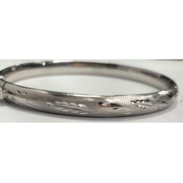 PULSERA  MEDIA CAÑA  O.B  TALLADA  6M/M                               
