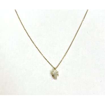 GARGANTILLA ORO AMARILLO PIEDRA NACAR                                 