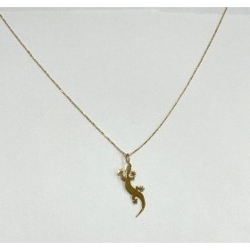 GARGANTILLA ORO AMARILLO LAGARTO                                      