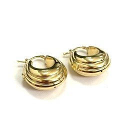 PENDIENTES ARO ORO AMARILLO LISA GALLON                               