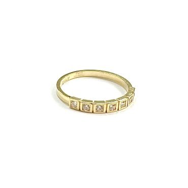 SORTIJA ORO AMARILLO PIEDRA CUADRADOS                                 