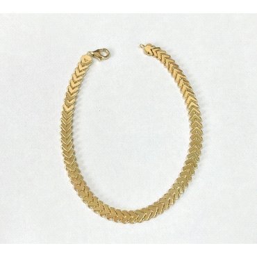 PULSERA SRA. ORO AMARILLO ESPIGA                                      