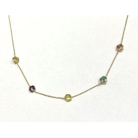 GARGANTILLA ORO AMARILLO PIEDRA                                       