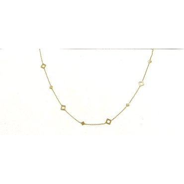 GARGANTILLA ORO AMARILLO ROMBOS                                       