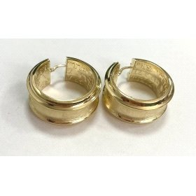 PENDIENTES ARO ORO AMARILLO LISA                                      