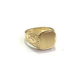 SELLO CABALLERO ORO AMARILLO SEMI HUECO 12X12                         