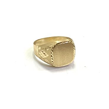 SELLO CABALLERO ORO AMARILLO SEMI HUECO 12X12                         