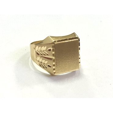 SELLO CABALLERO ORO AMARILLO SEMI HUECO                               