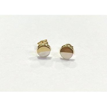 PENDIENTES O.A RENDONDO CON NACAR  PRESION  8M/M                      