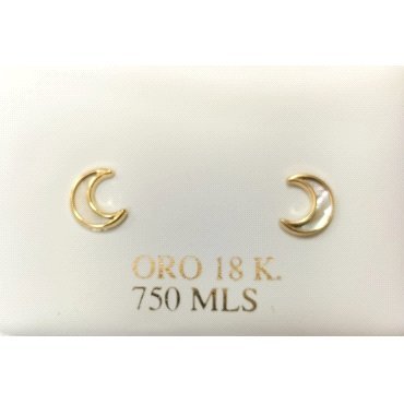PENDIENTES ORO AMARILLO PIEDRA                                        