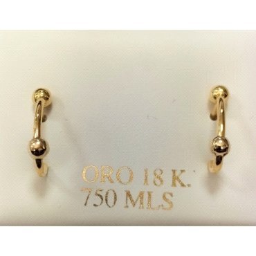 PENDIENTES ORO AMARILLO                                               