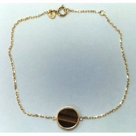 PULSERA SRA. ORO AMARILLO PIEDRA                                      