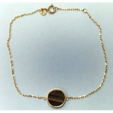 PULSERA SRA. ORO AMARILLO PIEDRA                                      