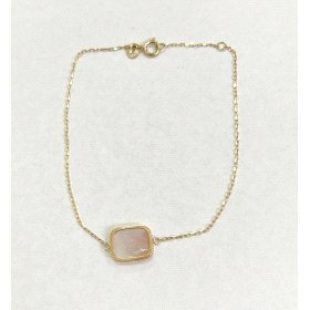 PULSERA SRA. ORO AMARILLO PIEDRA ANTIC                                